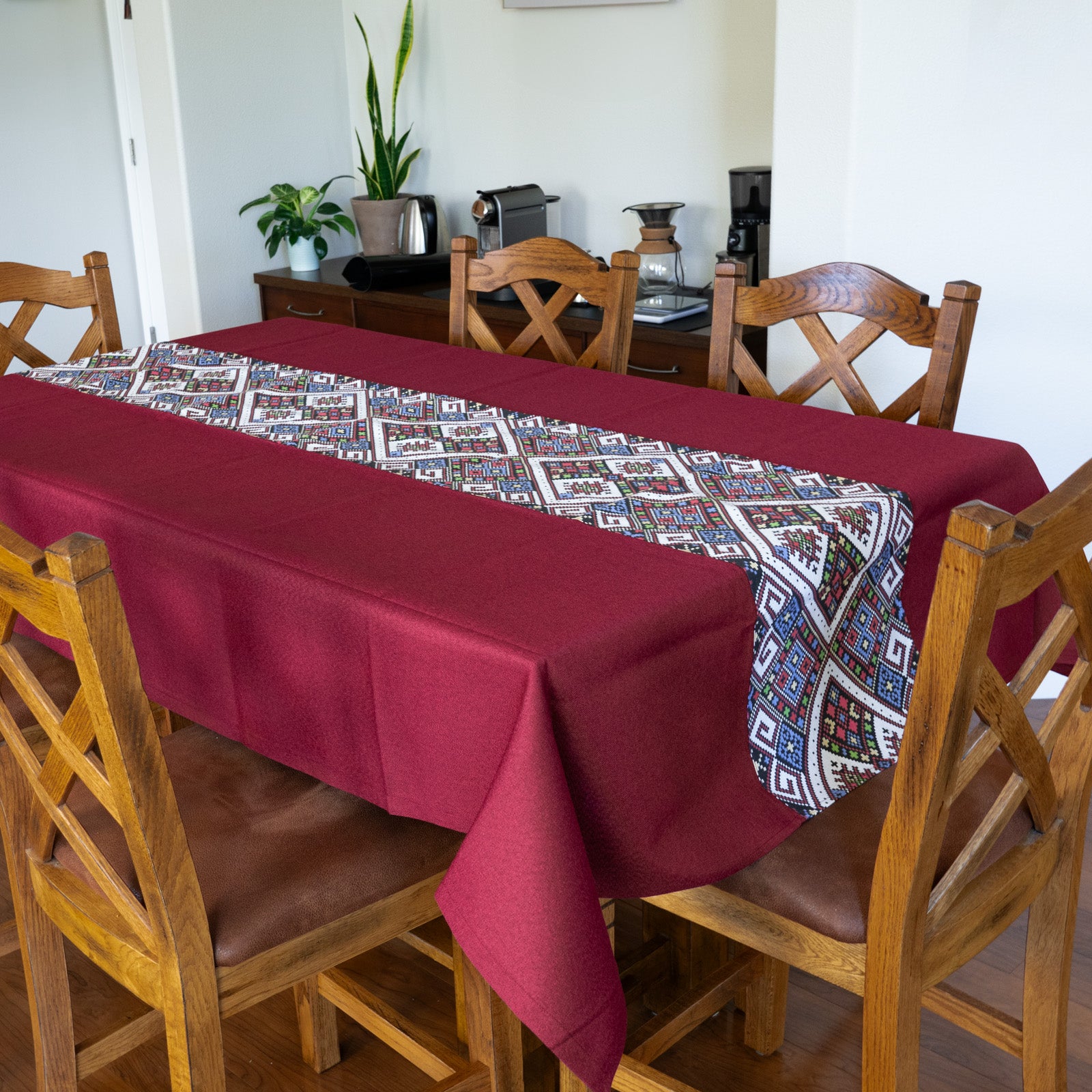 Small Table Rag Table Cloth - Red (Small) – East West Trading Company