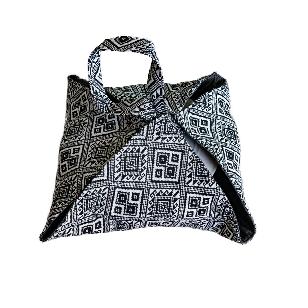 Cookware Tote - Black and White Pattern